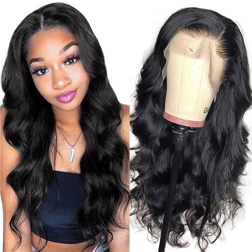Foreverlove Body Wave Lace Front Wigs Human Hair Pre Plucked with Baby Hair 200 Density Unprocessed Brazilian Virgin Rem