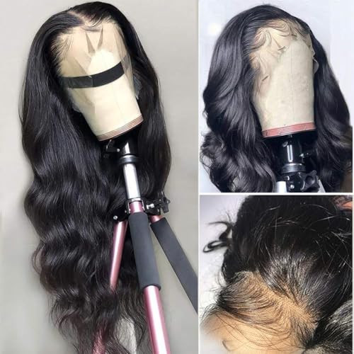 Foreverlove Body Wave Lace Front Wigs Human Hair Pre Plucked with Baby Hair 200 Density Unprocessed Brazilian Virgin Rem