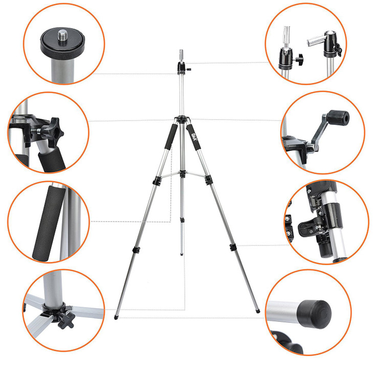 GEXWORLDWIDE GEX 63 Heavy Duty Mannequin Tripod Stand for Wig Cosmetology Training Practice Doll Manikin Head Tripod Wig
