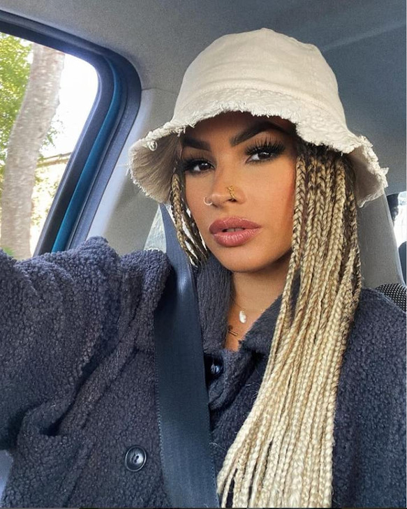 Blonde 613 Braiding Hair Extensions Blonde Braid Crochet Twist Hair Premium Synthetic Fiber for Women 24 Inches 100gbund