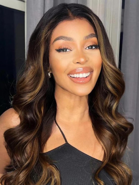 Beauty Forever Ombre Highlight Brazilian Body Wave Virgin Hair 3 Bundles 8 10 12 InchOmbre Blonde Remy Human Hair Wavy W