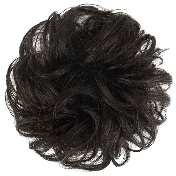 FESHFEN Human Messy Buns 100 Human Hair Bun Real Scrunchies Hair Pieces Ponytail Extensions Wavy Tousled Updo Chignon Ha