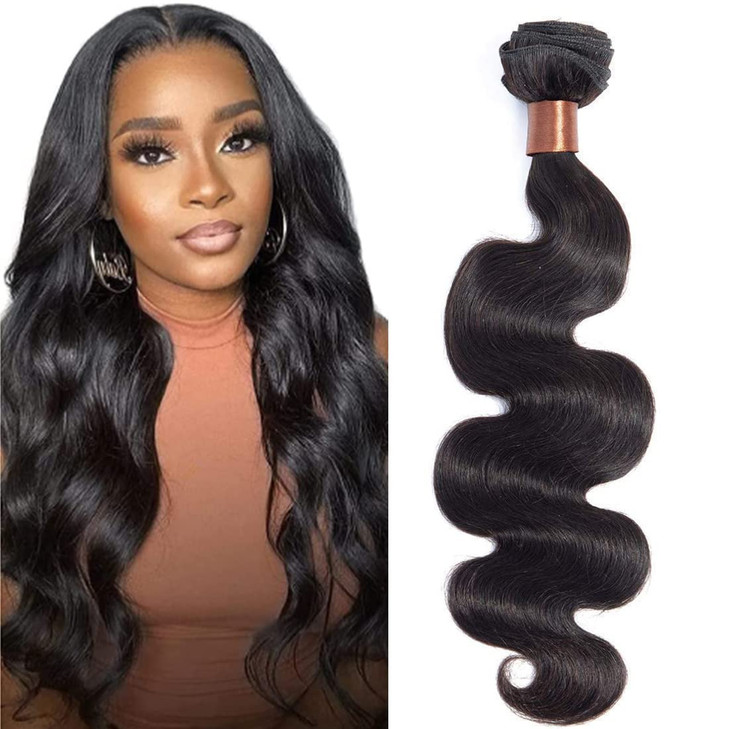 Angie Queen Brazilian Human Hair Body Wave One Bundle 16 Inch 100 Unprocessed Virgin Remy Raw Human Hair Weave Body Wave