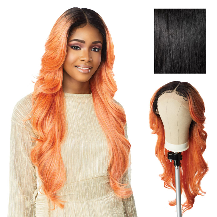 Sensationnel Butta Lace Wigs Unit 2 Extra Wide 5 Inch Deep Parting Synthetic Preplucked Hairline Glueless Lacefront 1 JE