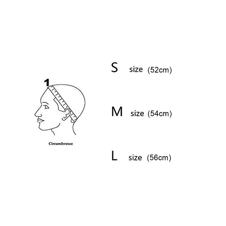 YANTAISIYU Lace Front Wig Cap for Making Wigs with Adjustable Strap Glueless Weaving Wig Caps Swiss Lace Hairnet Brown M