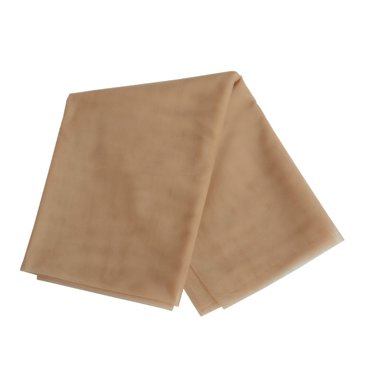 YANTAISIYU 1 Yard Swiss Lace Net for Wig and Wig Caps Making Lace Wigs Material or Lace Closure Hair Net Light Brown