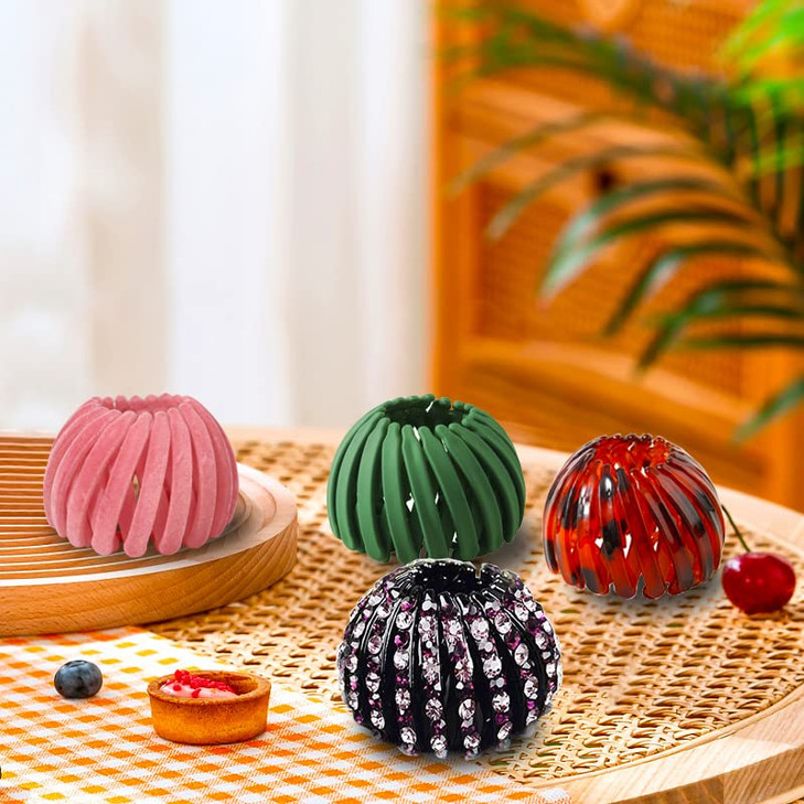 CGLRybO Hair Clips 4PCS Hair Claw Clips, Vintage Bird Nest Claw Clip, Magic Expandable Ponytail Hairpin, Cute Crystal Hair Clip Holder for Girls and online at globaldelivered