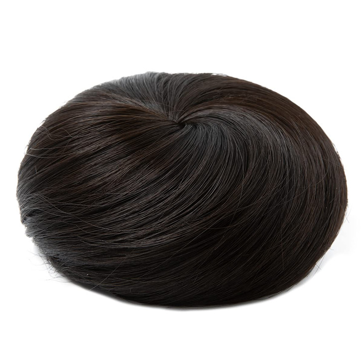 SARLA Black Brown Hair Bun Extension Updo Drawstring Ballet Buns Hair Pieces for Women Lady Synthetic Donut Chignon