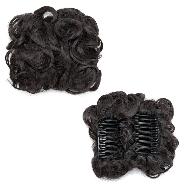Benehair Messy Bun Hair Piece with Combs Clip in Bun Scrunchie Juva Bun Dish Fluffy Wavy Hair Updo Easy Stretch Big Chig
