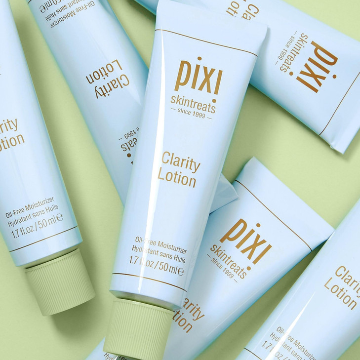 Pixi Clarity Lotion OilFree Pore Minimizing Moisturizer Hydrating Refreshing ShineFree Finish Lightweight WaterBased For