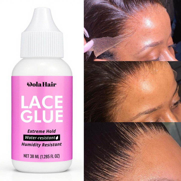Dolahair Extreme Hold Lace Glue for Wigs Waterproof Invisible Bonding 1285 Ounce