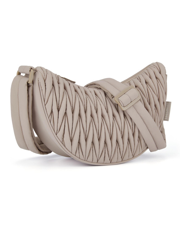 BAGSMART Hobo Bag for Women, Nylon Quilted Crossbody Bags for Women Shoulder with Adjustable Strap