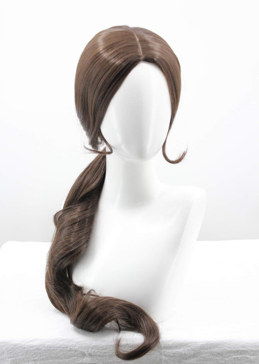 SpeedBeauty Womens Long Brown Cosplay Wig for Move Fiber Hair Wig