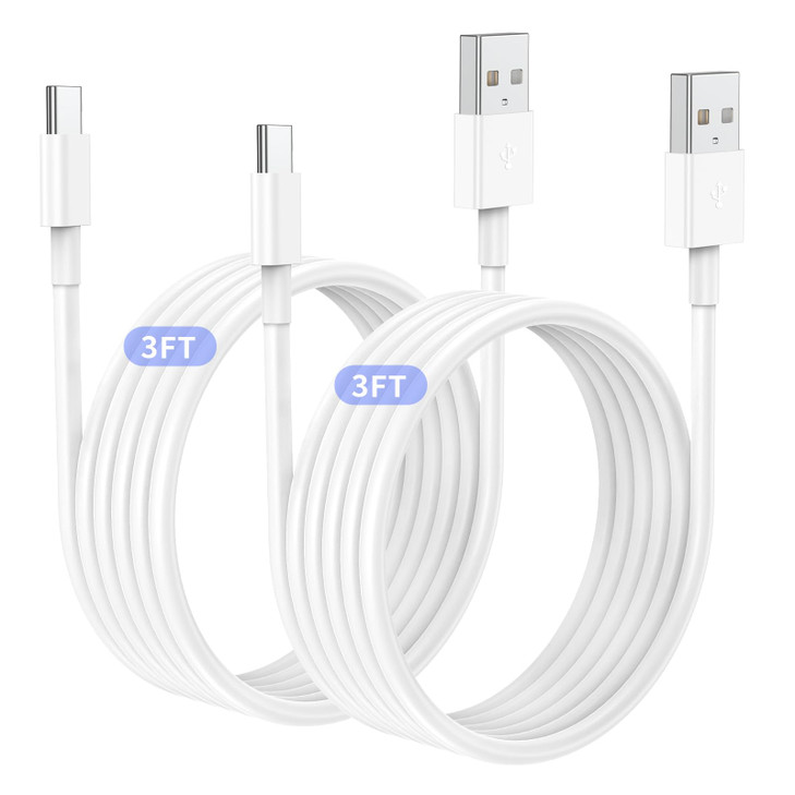 2Pack 3ft Car Carplay Cable for Apple iPhone 17 Pro Max/17 Air/16 Pro/15 Plus/15, USB A to USB C Carplay Charger Cord, iPad Pro 12.9/11,10th, Air 5th