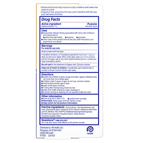 Scalpicin Maximum Strength Scalp Treatment Liquid for Itchy Scalp, Seborrheic Dermatitis & Psoriasis Scalp Treatment, Fragrance-Free, 1.5 fl oz online at globaldelivered