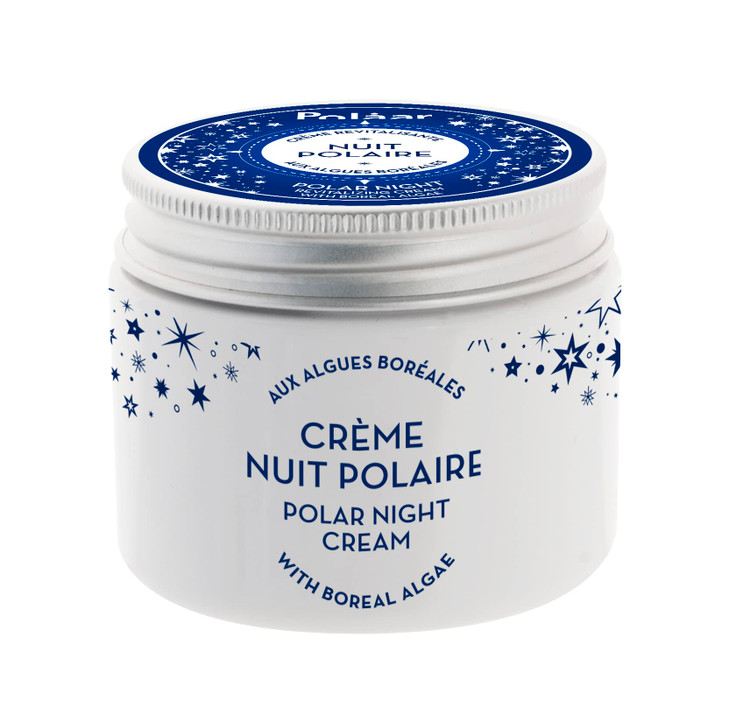 Polar Polar Night Revitalizing Cream with Boreal Algae Smoothing Regenerating Detoxifying Moisturizing Night Cream Vegan