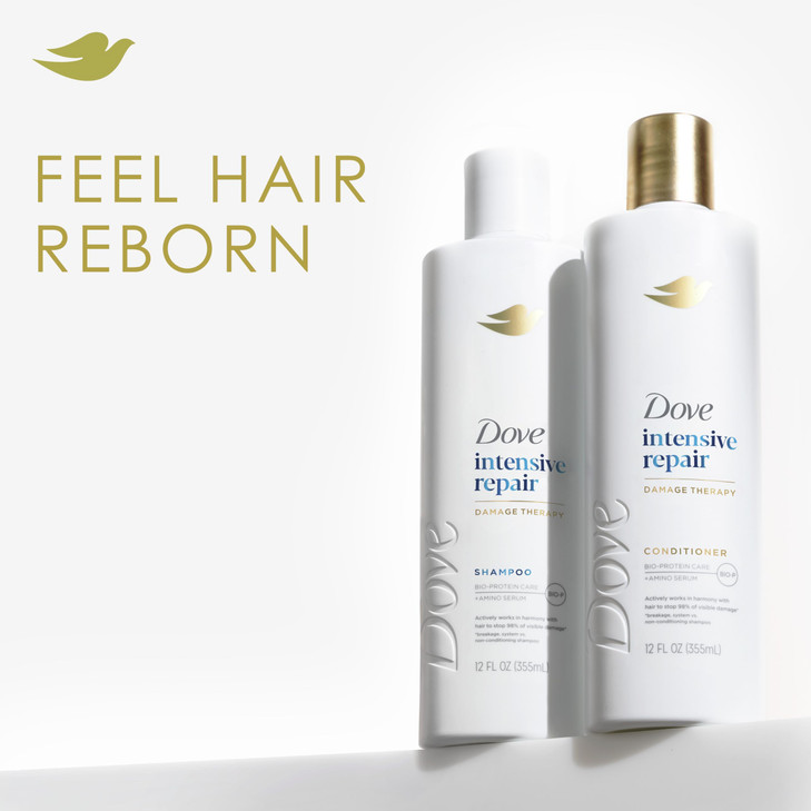 Dove Conditioner Intensive Repair for Damaged Hair with Bio-Protein Care Technology and Amino Serum 12 Fl Oz