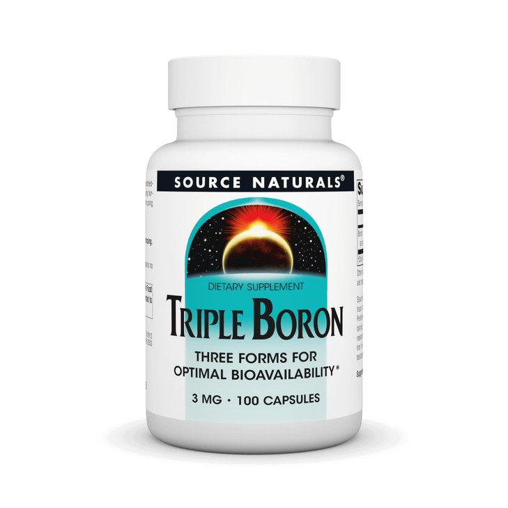 Source Naturals, Triple Boron, Three Forms for Optimal Bioavailibilty*, Contains 3 Forms of The Trace Mineral Boron  Citrate, Aspartate, and Glycina online at globaldelivered