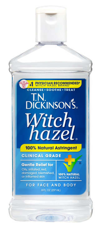 T.N. Dickinson's Witch Hazel 100% Natural Astringent | Pure Witch Hazel | Fragrance Free | Cleanses & Soothes Skin | For Face & Body | Clinical Grade online at globaldelivered