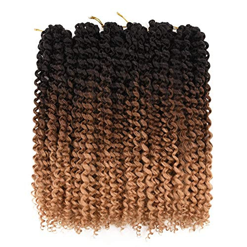 Passion Twist Water Wave Crochet Hair For Black Women Ombre Water Wave Braiding Hair Long Bohemian Curly Crochet Braids
