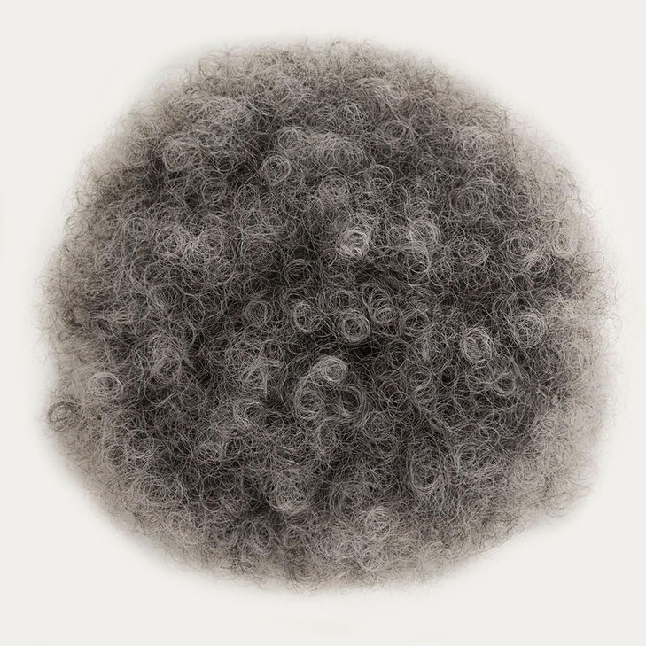 MOONSHOW Ombre Grey Afro Puff Drawstring Ponytail Natural Kinky Curly Ponytail Hair Extension for Black Women African Am