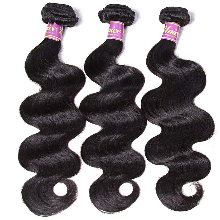 UNice Hair Icenu Series Hair 3 bundles 100 Real Unprocessed brazilian virgin Human Hair Body Wave Hair Extensions natura