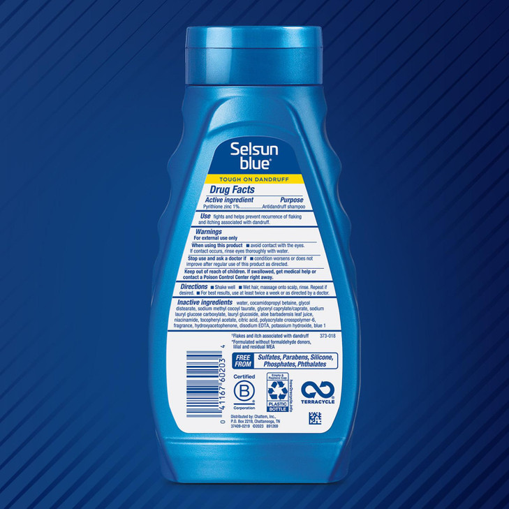 Selsun Blue Itchy Dry Scalp Anti-Dandruff Shampoo, 11 fl. oz., Extra-Hydrating Formula, Pyrithione Zinc 1% online at globaldelivered