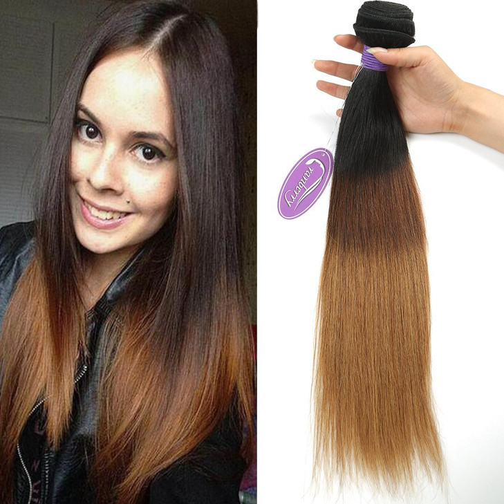 Cranberry Hair Brazilian Straight Hair 1 Bundle Unprocessed Virgin Human Hair Weave Extension Natural Black Color 20 Inc