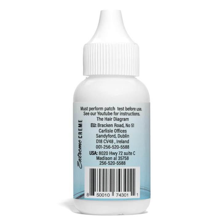The Hair Diagram Bold Hold Extreme Creme Reloaded Strong Hold Glue for Lace Front Wigs and Hair Systems Invisible Bondin