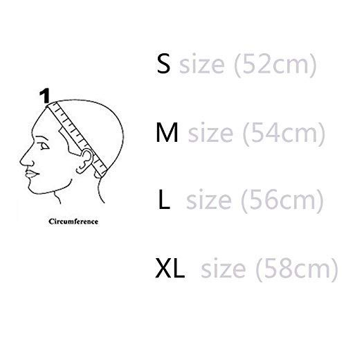 YANTAISIYU 4X4 Inch U Part Swiss Lace Wig Cap for Making Wigs with Adjustable Straps on the Back Glueless Hairnets Black