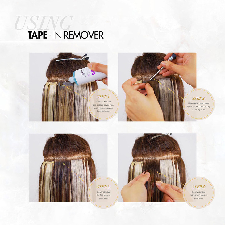 X10 ProTools Tapein Remover by The Hair Shop Professional Salon Quality Tapein Skinweft Smart Tabs Formula Precision Bot