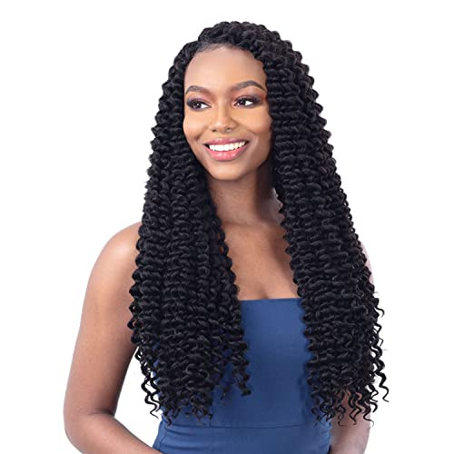 Freetress Crochet Braid 3X JOYFULL CURL 20 1B Off Black