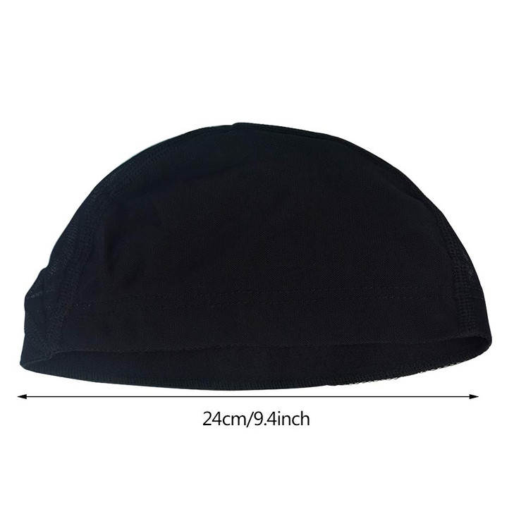 Tayfremn 12pcs Dome Caps Mesh Dome Wig Cap Black Elastic Wig Caps Stretchable Spandex Dome Caps Breathable Nylon Light H