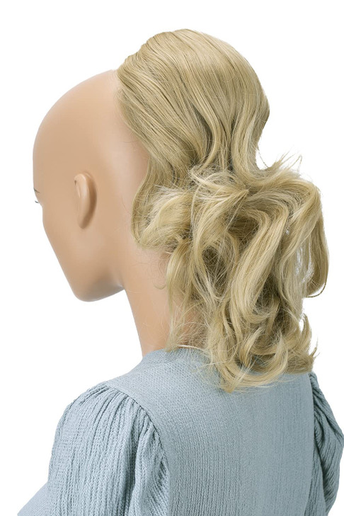CAISHA 12 Hair Piece Braid Ponytail Extension Voluminous Wavy Blond PH207