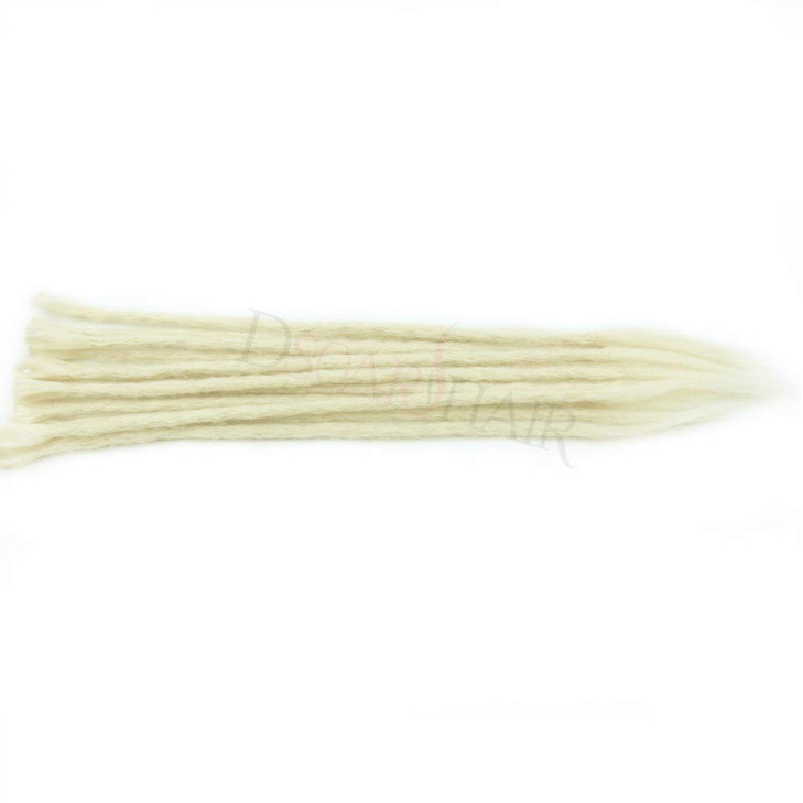 Dsoar Blonde Synthetic Dreads 20 Inch Handmade Dreadlock Extensions 12 StrandsPack Twist Braiding Hair Hippie Crochet Br