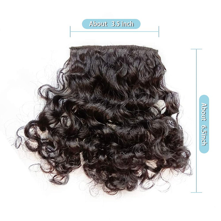 Shinon Kinky Curly Hair Bangs Can be Dyed and Bleached Natural Color Human Hair Bangs Clip in Bangs Hair Extension Real