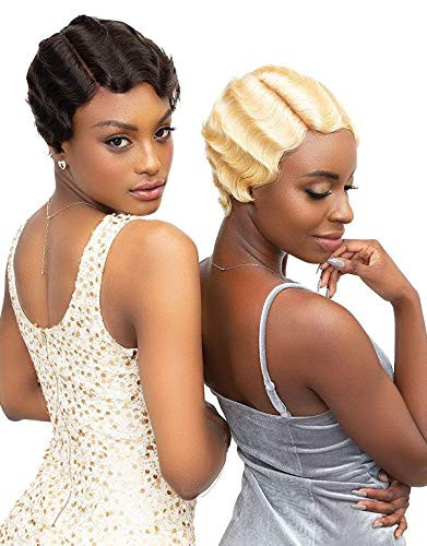 Janet Collection Remy Human Hair MOMMY Parting Wig 27