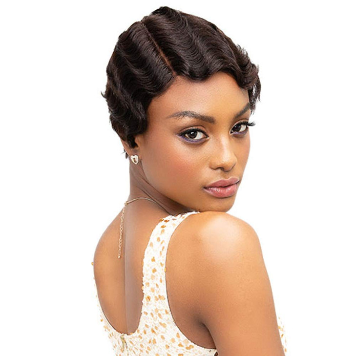 Janet Collection 100 Human Remy Hair Wig Mommy Parting Wig 613