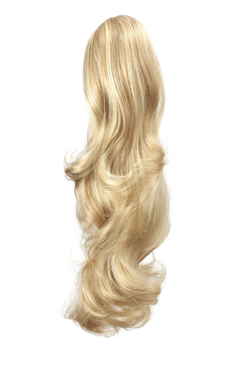 OneDor 20 Curly Synthetic Clip In Claw Drawstring Ponytail Hair Extension Synthetic Hairpiece 190g with a jawclaw clip R