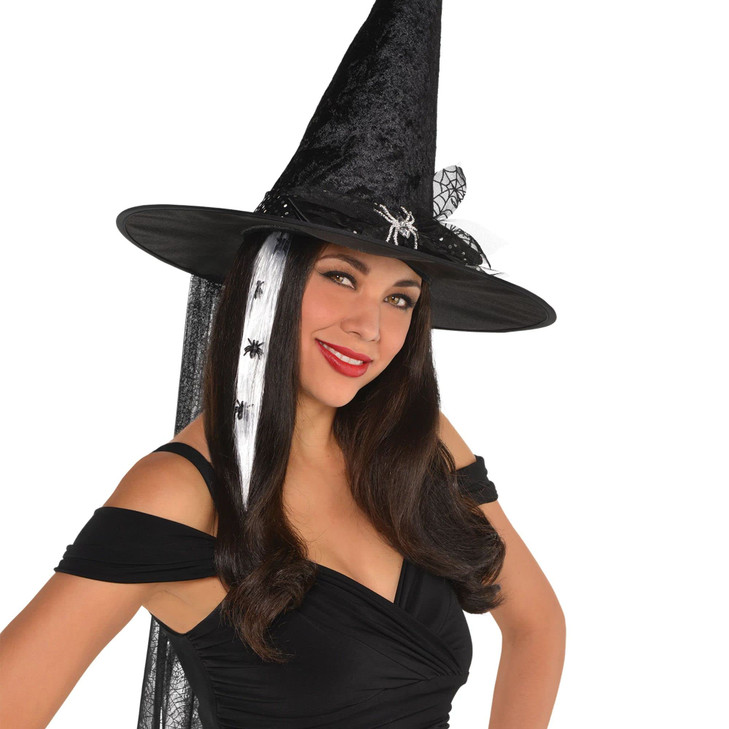 Witch Spider Hair Extensions 14 12 WhiteBlack 2 Pcs