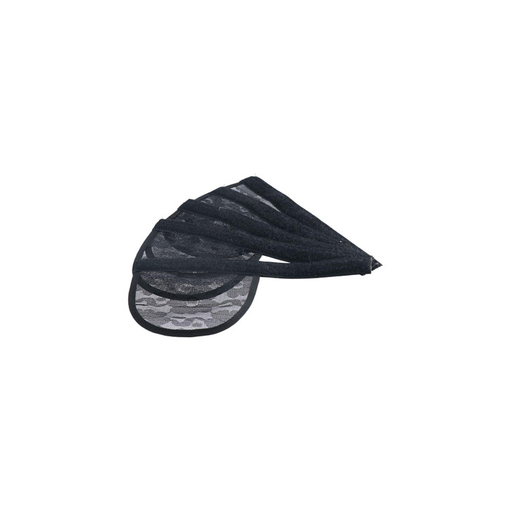 Leadigol Ponytail Net Hair Extension Wig Accessories Black Base Hair Net Pony Tail Weaving Net for Making Ponytail