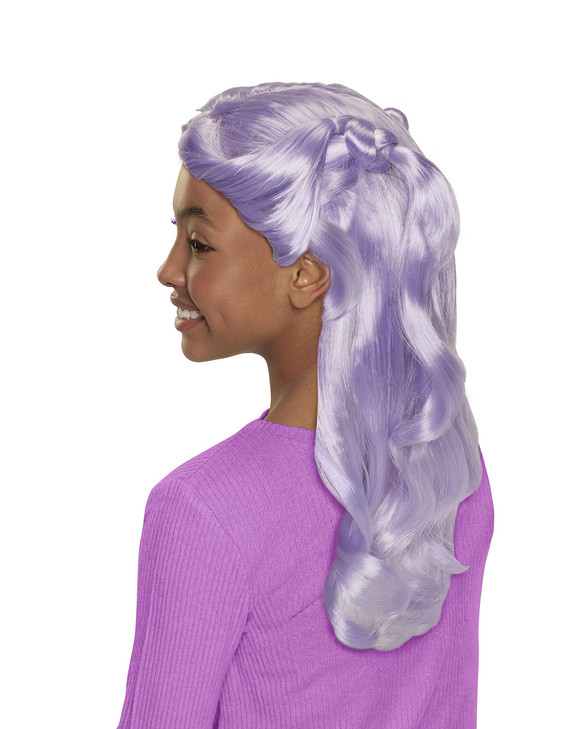 CGH Cute Girls Hairstyles Wig Purple Wavy Hair Style Wear Wig