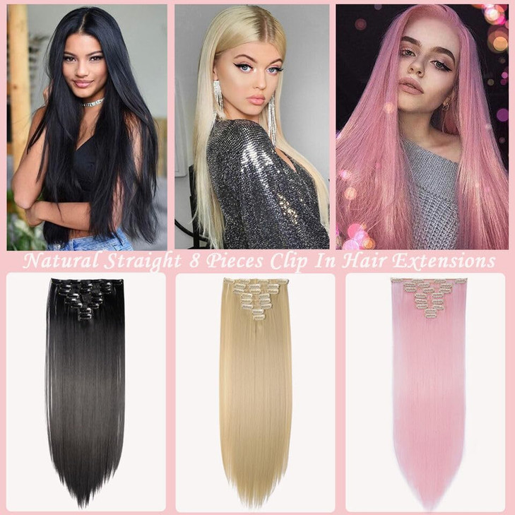 2 Pieces Dark Brown Human Hair Clip in Hair Extensions 14inchStraight Hairpiece about 25gpctotal 50g