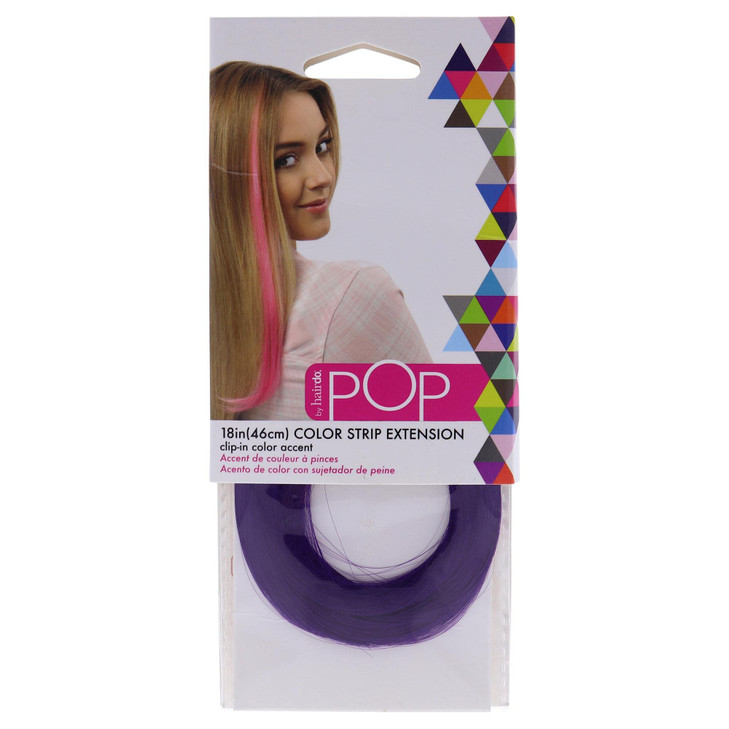 Hairdo Pop Color Strip Extension Party Purple