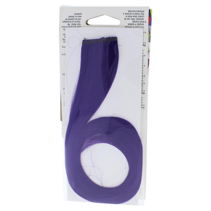 Hairdo Pop Color Strip Extension Party Purple