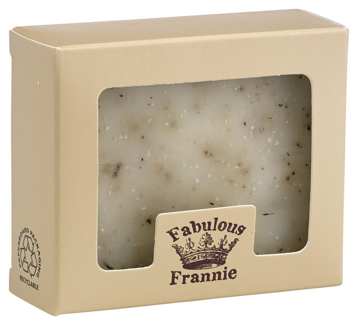 Fabulous Frannie 100% Natural Herbal Soap 4 oz made with Pure Essential Oils (PEPPERMINT) online at globaldelivered