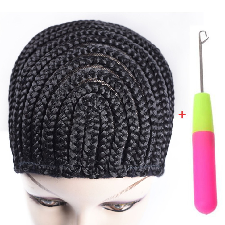 Refined Braided Wig Caps Crotchet Cornrows Cap For Easier Sew In Caps for Making Wig Glueless Hair Net Liner Crochet Wig