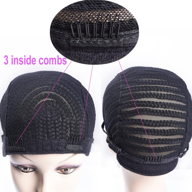 Refined Braided Wig Caps Crotchet Cornrows Cap For Easier Sew In Caps for Making Wig Glueless Hair Net Liner Crochet Wig