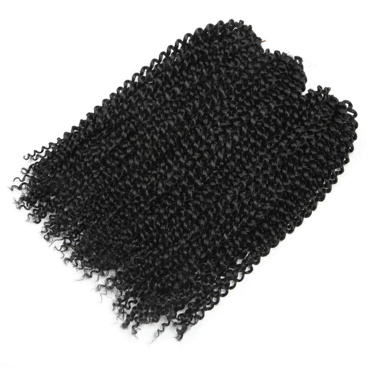 3pcspack Kinky Curl Ombre Color 12Inch Afro Kinky Twist Hair Crochet Braids Soft Synthetic Crochet Hair Extention12inch
