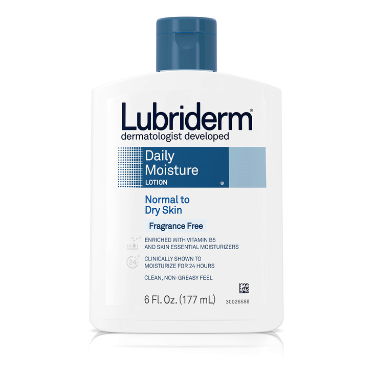 Lubriderm Lot Ff Size 6z Lubriderm Daily Moisture Lotion For Normal To Dry Skin Fragrance Free online at globaldelivered